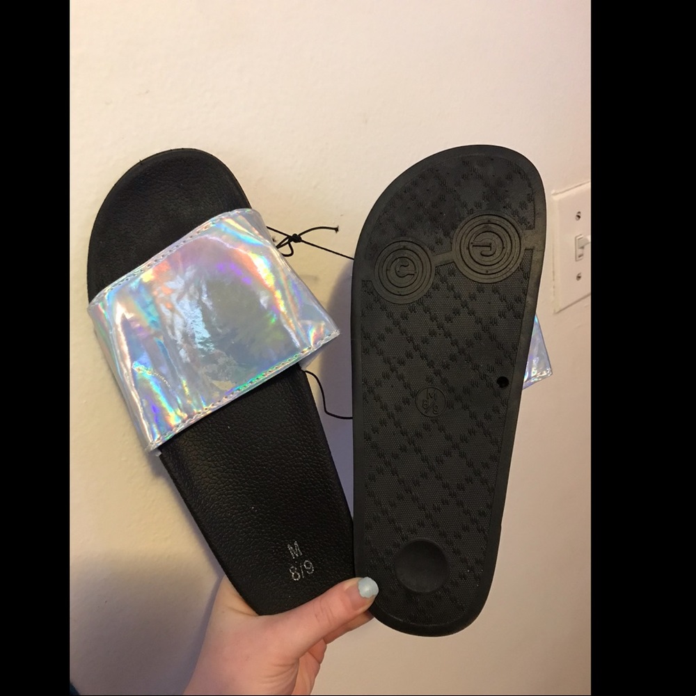Iridescent Slide Sandals 🩴 - Picture 1 of 4
